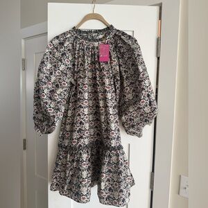 RHODE Anjelica Dress in Bordeaux Plume size M